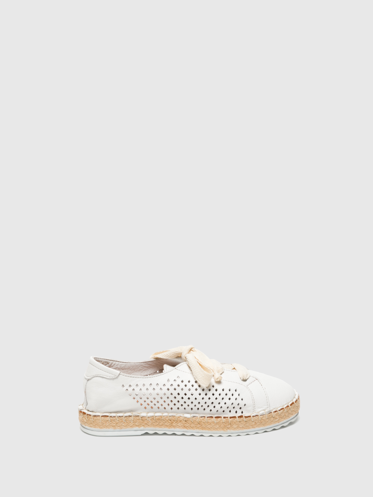 Foreva White Lace-up Trainers